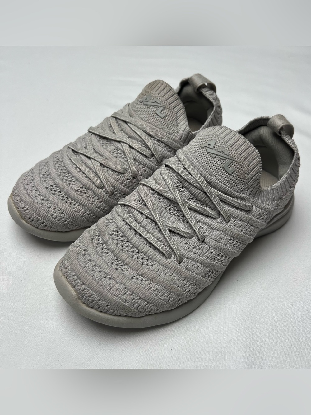 APL TechLoom Wave Grey Kids Sneakers Size 13